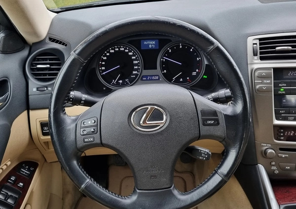 Lexus IS cena 27900 przebieg: 211508, rok produkcji 2007 z Bytów małe 781